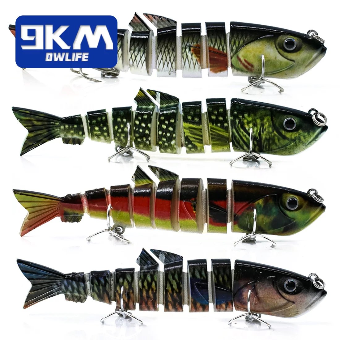 Multi Jointed Swimbait 22g Fishing Lures for Bass Trout Topwater Lures Multi Jointed Swimbait 22g Fishing Lures for Bass Trout Topwater Lures