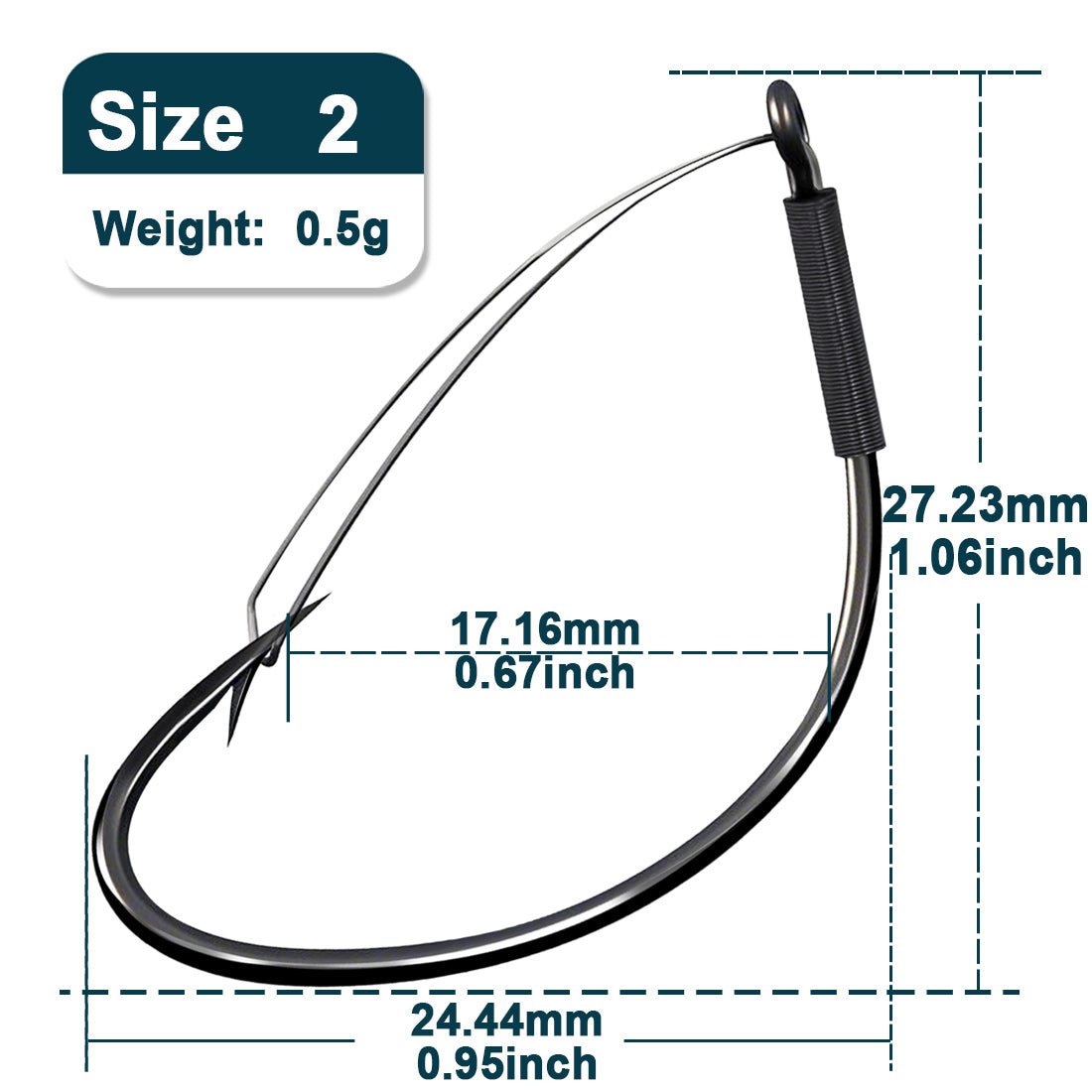 Weedless Wacky Rig Hooks