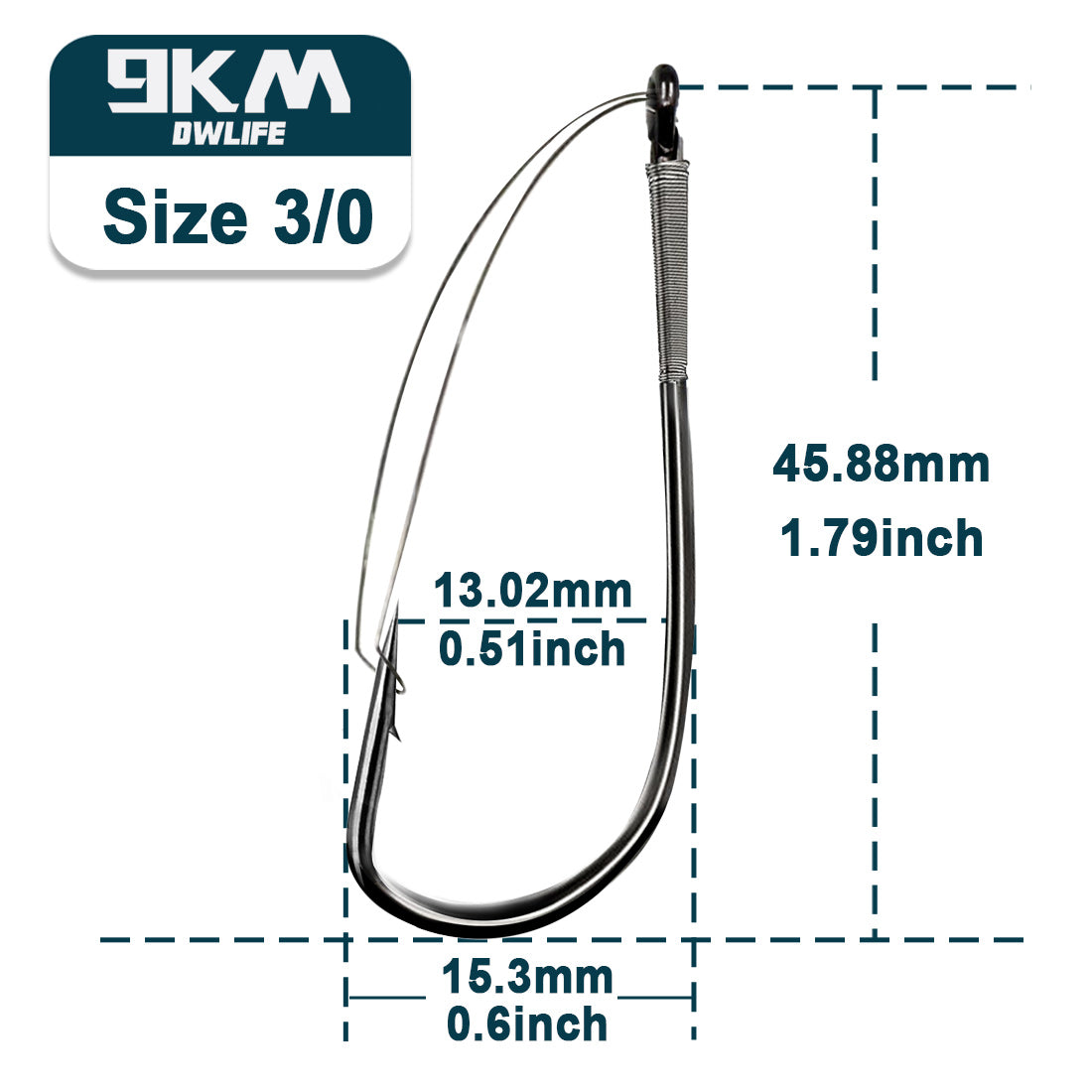 Weedless Wacky Rig Hooks