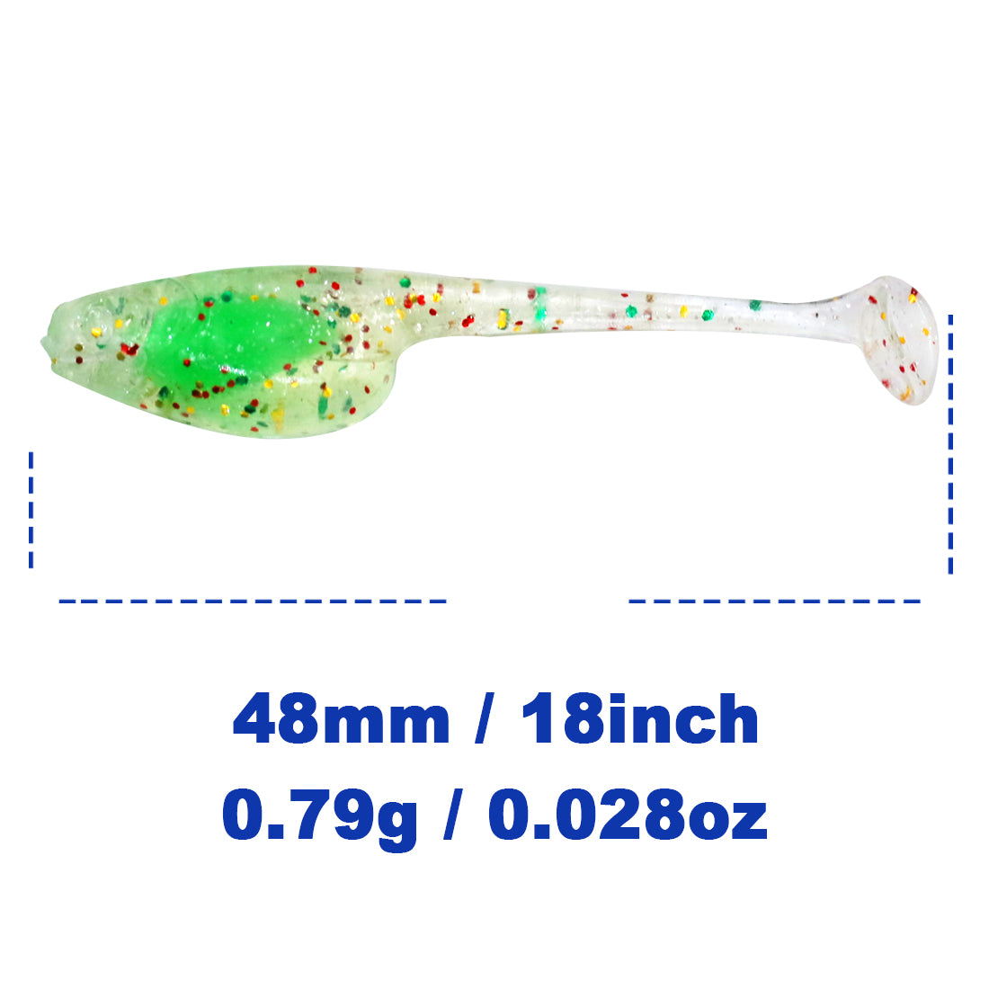 Swimbaits Lure 4.8cm Soft Plastic Lure Tail