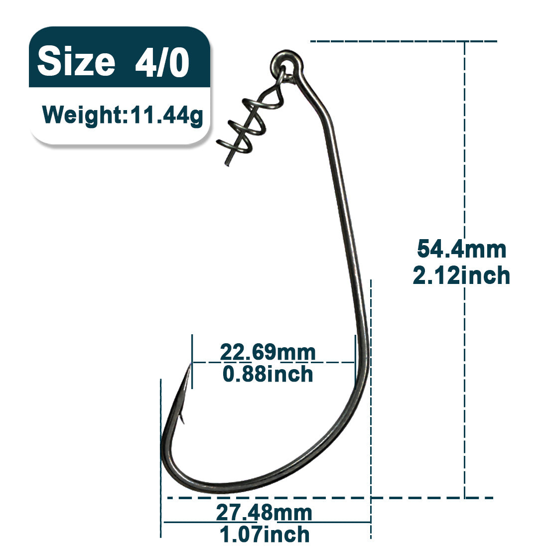 Ewg Hooks with Spring Pin Swimbait Hooks