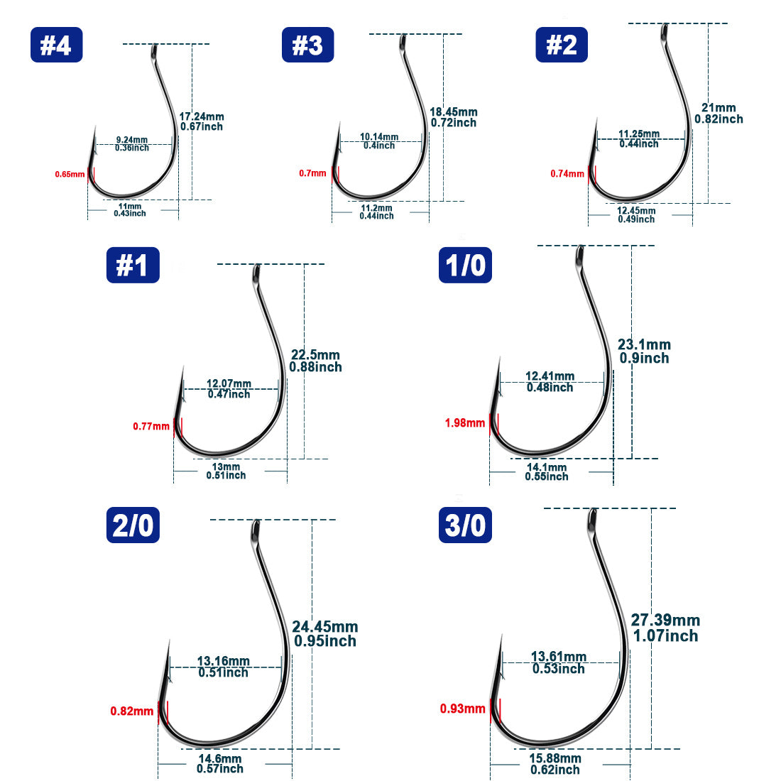Drop Shot Hooks Barbed Hook