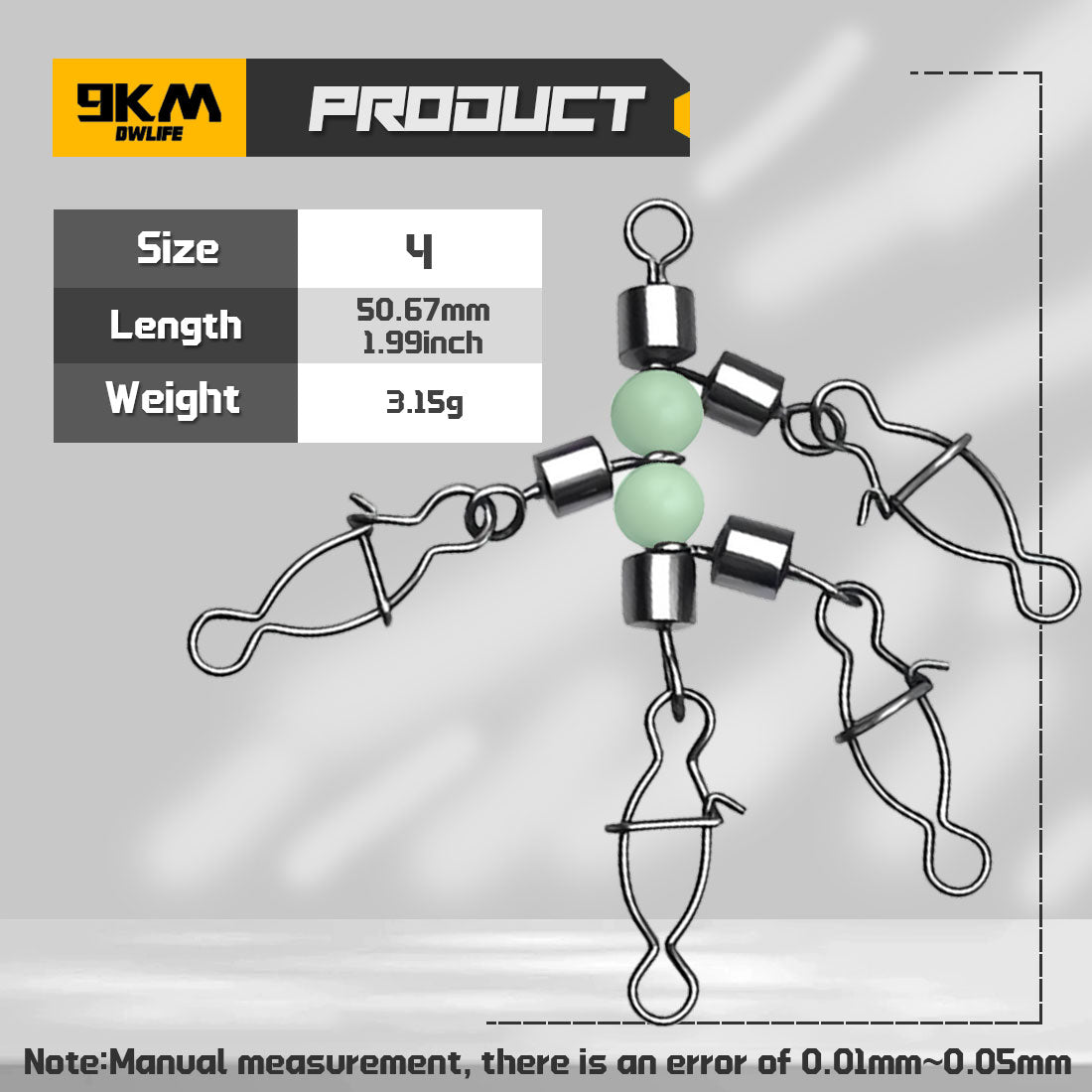 Luminous Fishing Pin swivel Connector