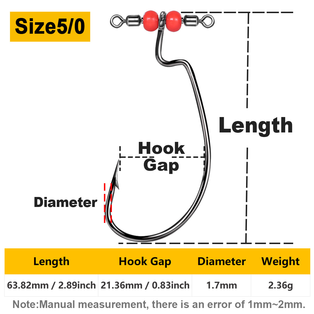 Ewg Hook Spin Fishing Hook