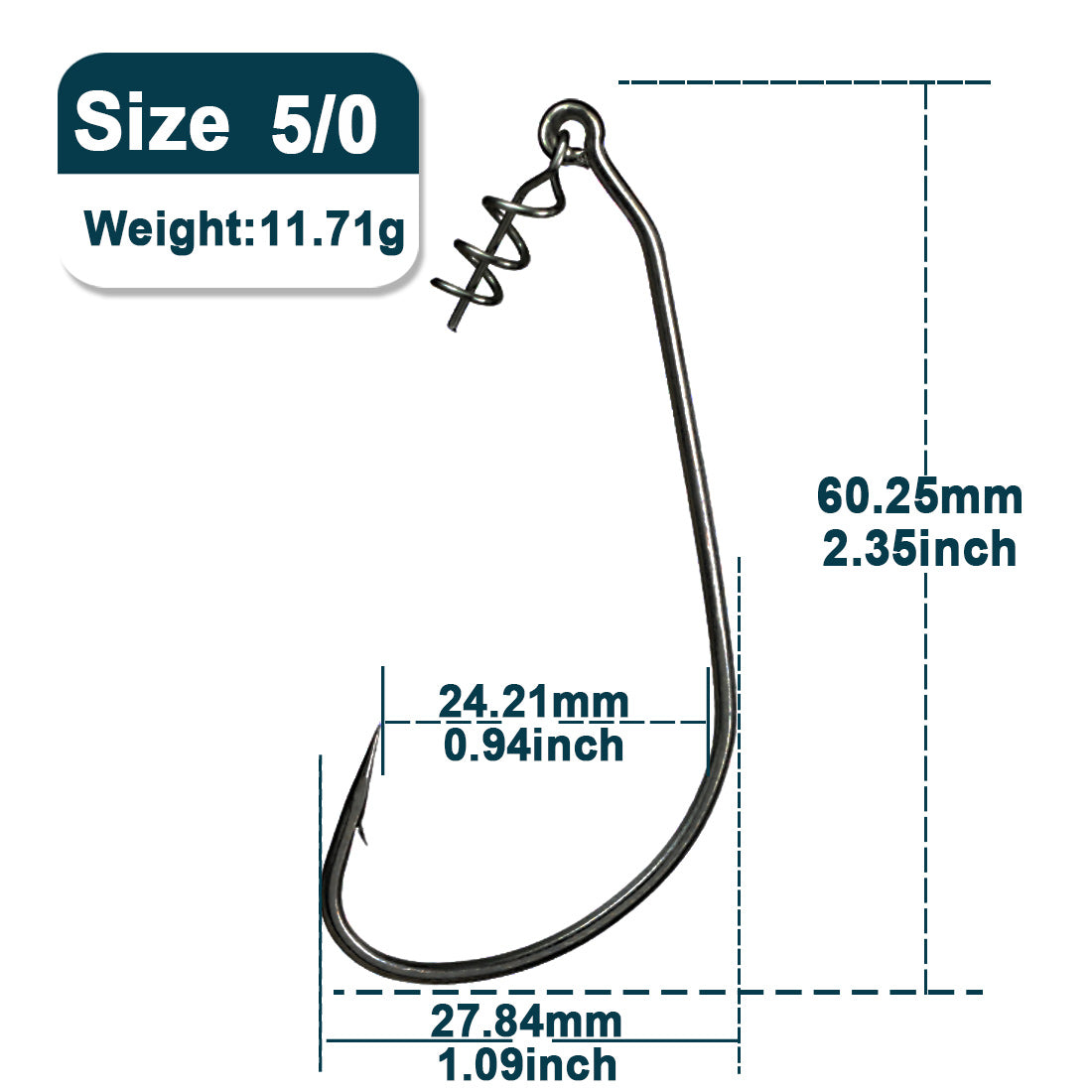 Ewg Hooks with Spring Pin Swimbait Hooks