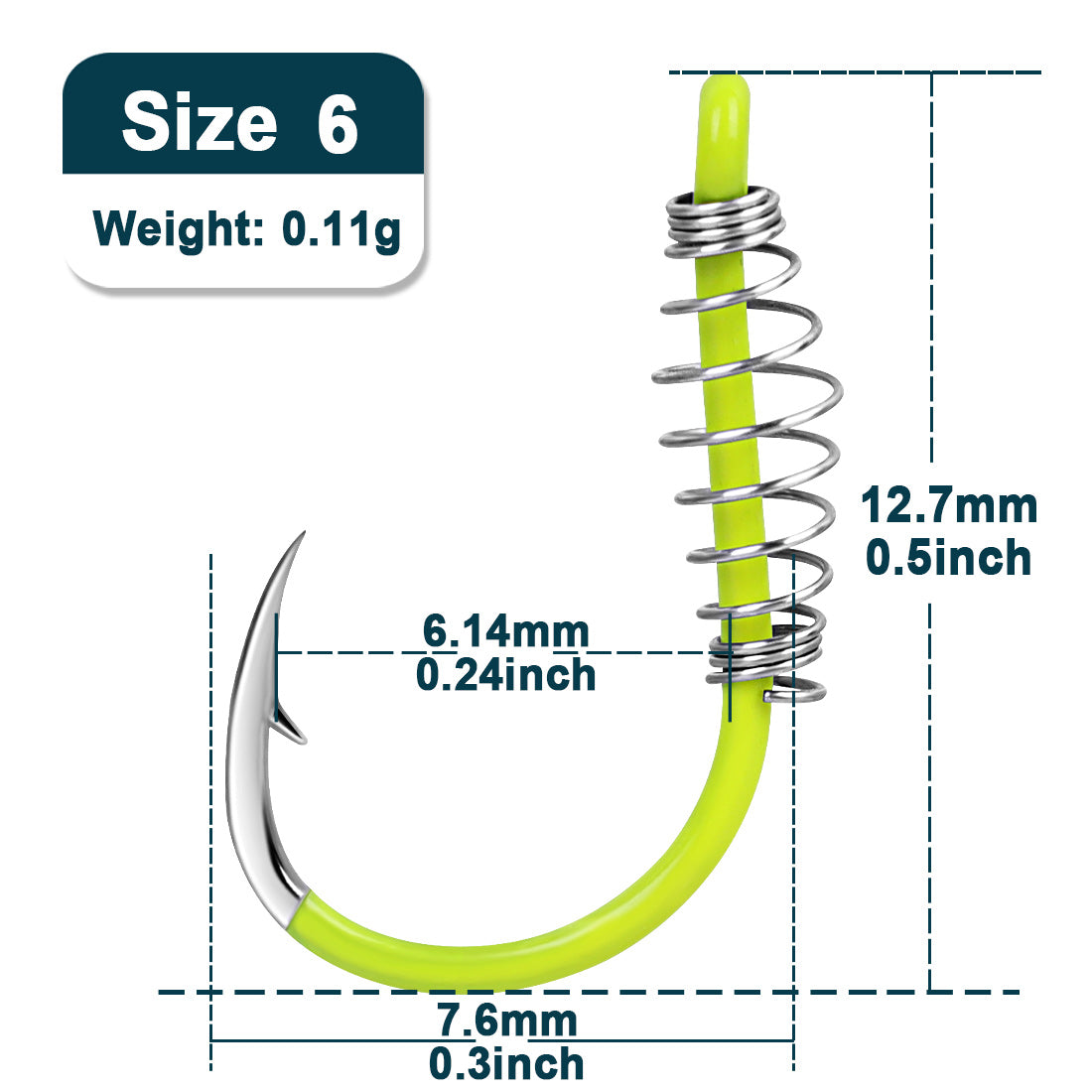 Sprung Extra Strong Carp Hook