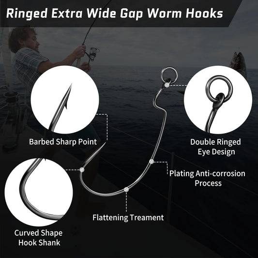 Ewg Fishing Hooks with Ring