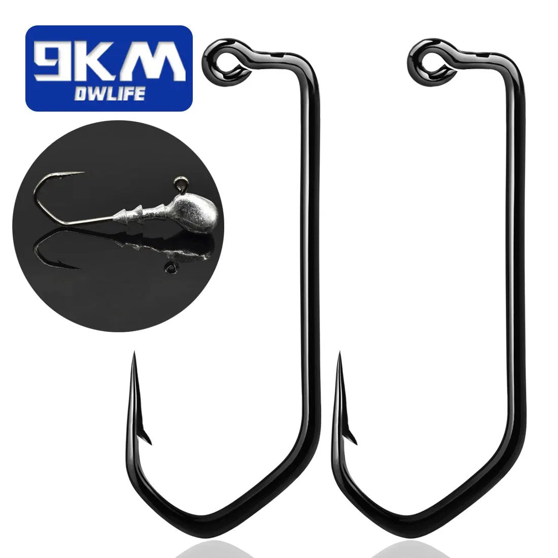 90 Degree Jig Hooks 25~100Pcs Long Shank Jig Head Hook Fishing Barbari 90 Degree Jig Hooks 25~100Pcs Long Shank Jig Head Hook Fishing Barbari