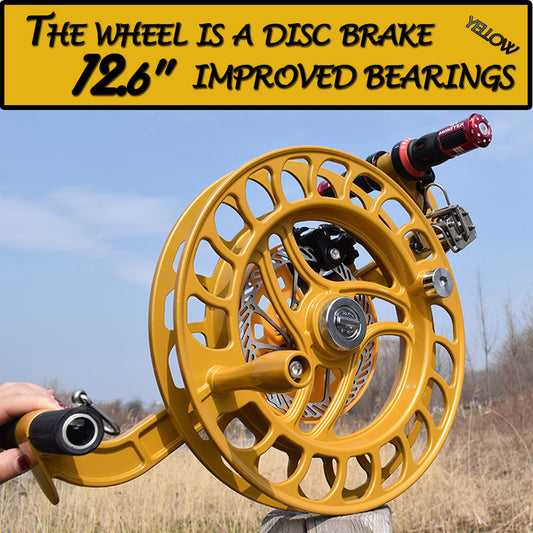 12.6"/32CM Kite Reel Disc Brake Lockable System