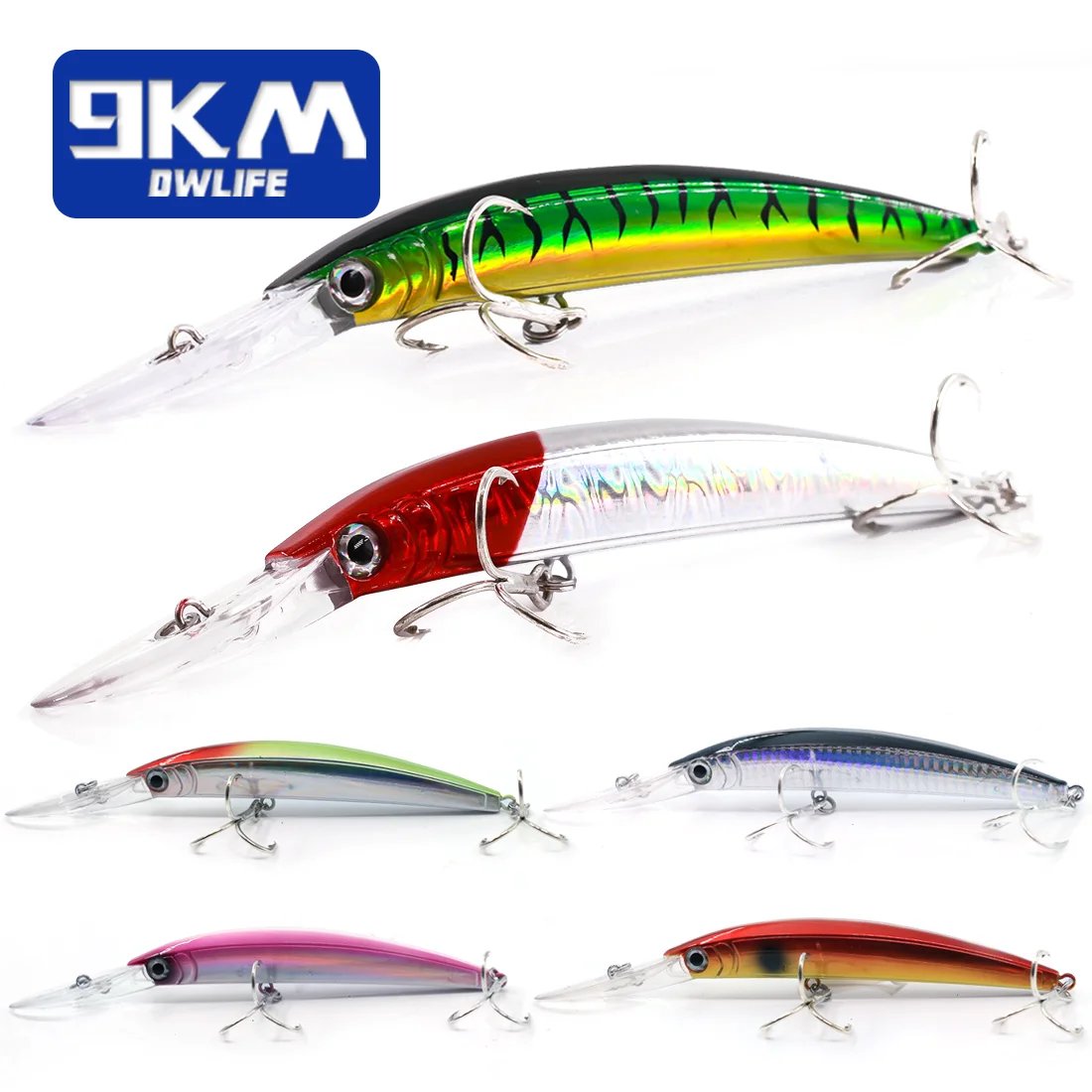 Minnow Deep Diving Lure Saltwater 27g Jerkbait Hard Bait Fishing Sinki Minnow Deep Diving Lure Saltwater 27g Jerkbait Hard Bait Fishing Sinki