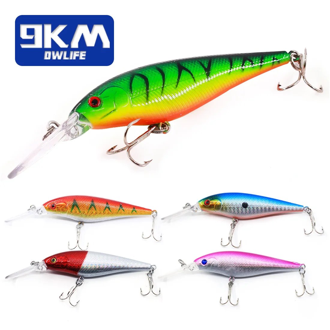 bass minnow lures Minnow Lures 10.5g Fishing Lures Swimbaits Boat Topwater Hard Baits fo – 9km-dwlife