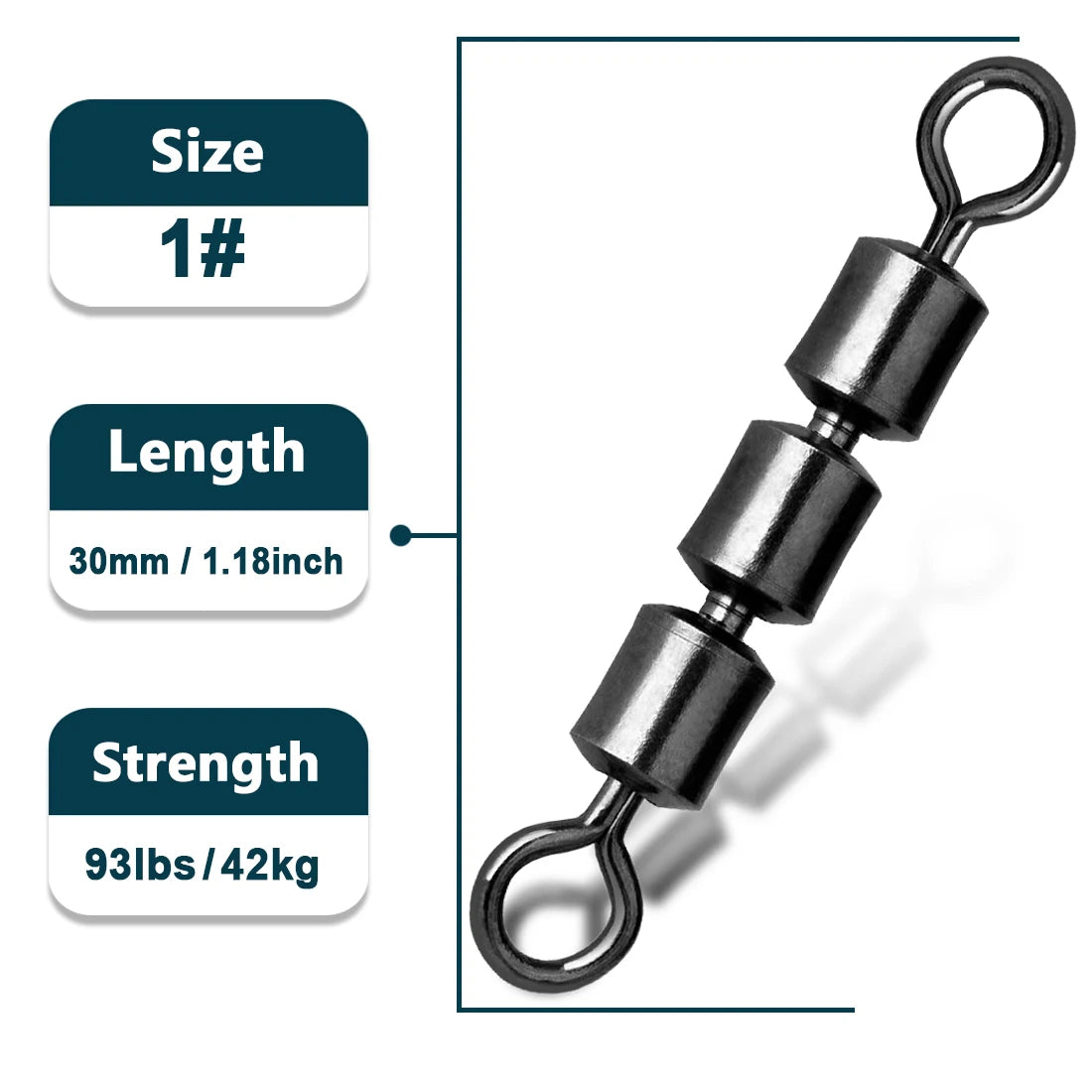 3 Roller Swivels High Speed Triple Bearing Rolling Siwvels
