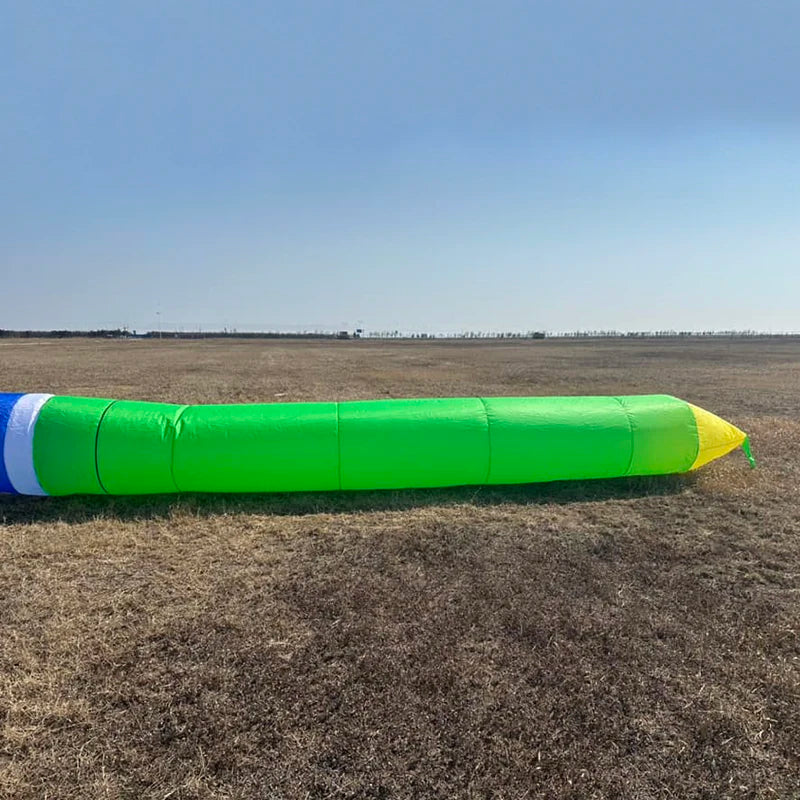 9KM 8m Pencil Kite Soft Inflatable Line Laundry Kite 30D Ripstop Nylon with Bag for Kite Festival (Accept wholesale)