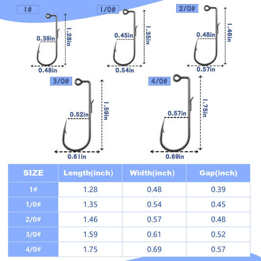 Jig Hooks 90° with Wire Keeper Saltwater