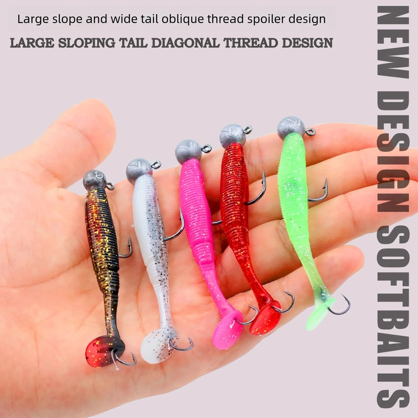 Softbait Lure with Jig Head