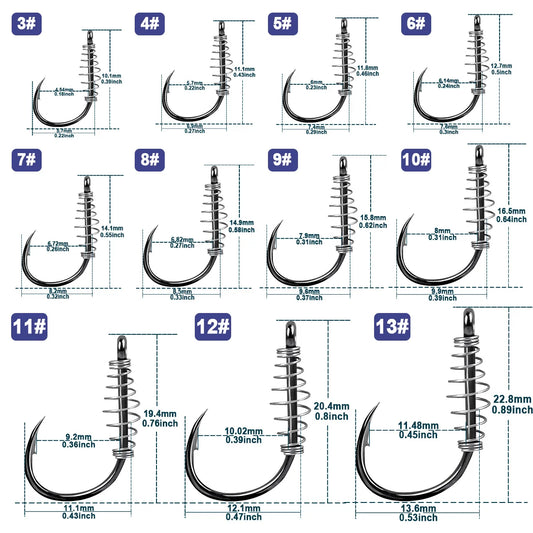 Sprung Extra Strong Carp Hook