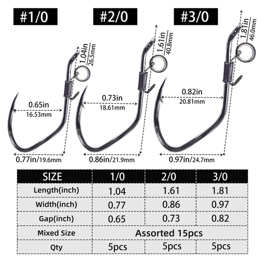 9KM 10Pcs Live Shrimp Hooks Live Catfish Fishing Hook Shrimp Holder Hook High Strength Corrosion Resistant Saltwater Freshwater