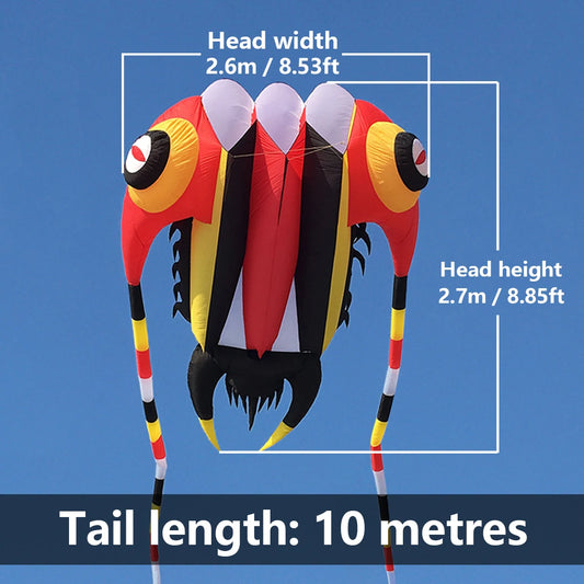 7sqm Trilobite Kite Pilot Lifter Line Laundry Kite