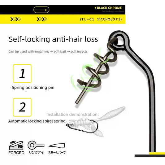 Ewg Hooks with Spring Pin Swimbait Hooks