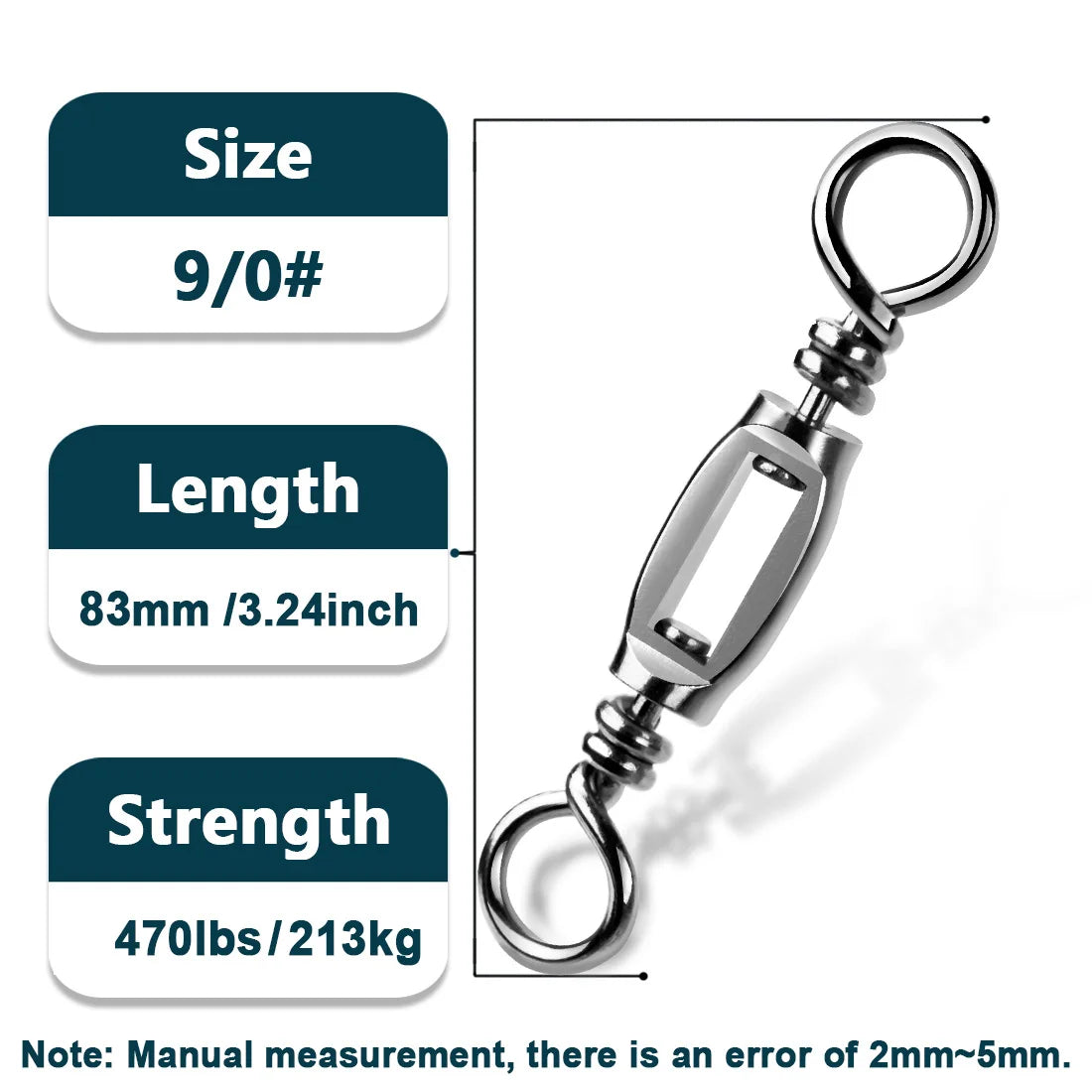 Fishing Ball Bearing Swivels Heavy Duty Swivel