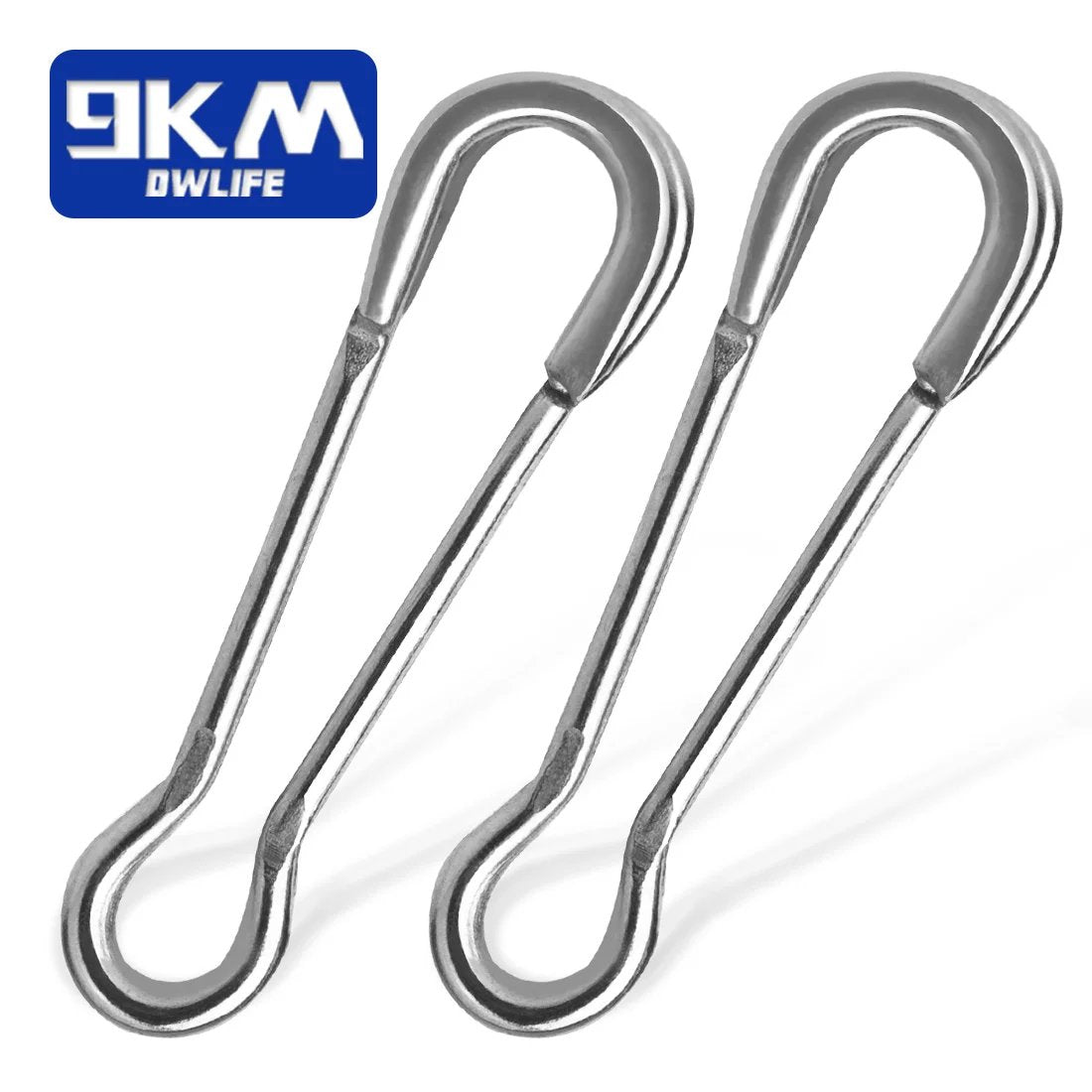 100pcs fishing lures for bass Snaps Fishing Clip 25~100Pcs Stainless Steel Fishing Lure Connector Ha – 9km-dwlife