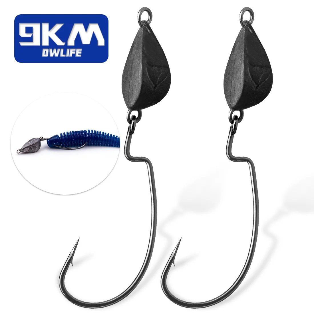 Swing Jig Heads Fishing Ewg Hooks 10~30Pcs Texas Rig Hook Wide Gap Off – 9km-dwlife
