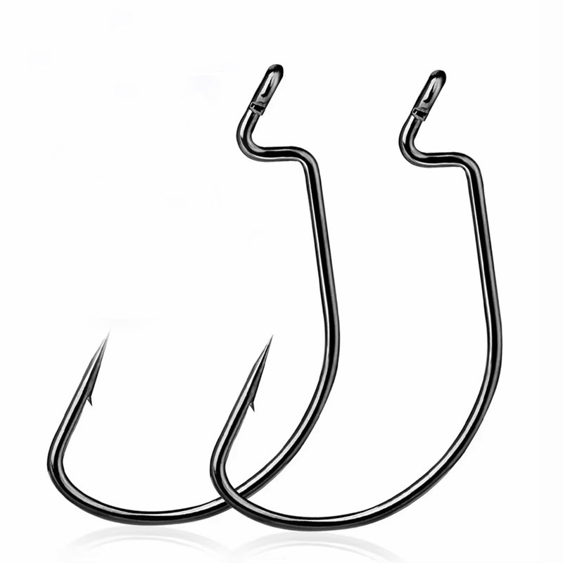 Wide Gap Jig Barbed Carp Hooks – 9km-dwlife Wide Gap Jig Barbed Carp Hooks – 9km-dwlife