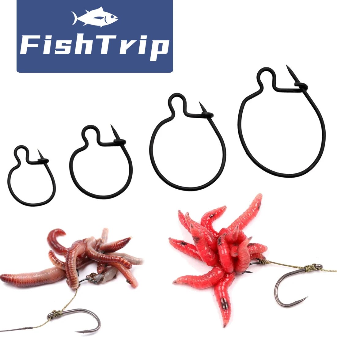 carp fishing hook baits 9KM Carp Fishing Accessories Maggot Klip Clips for Maggot and Worm Hoo – 9km-dwlife
