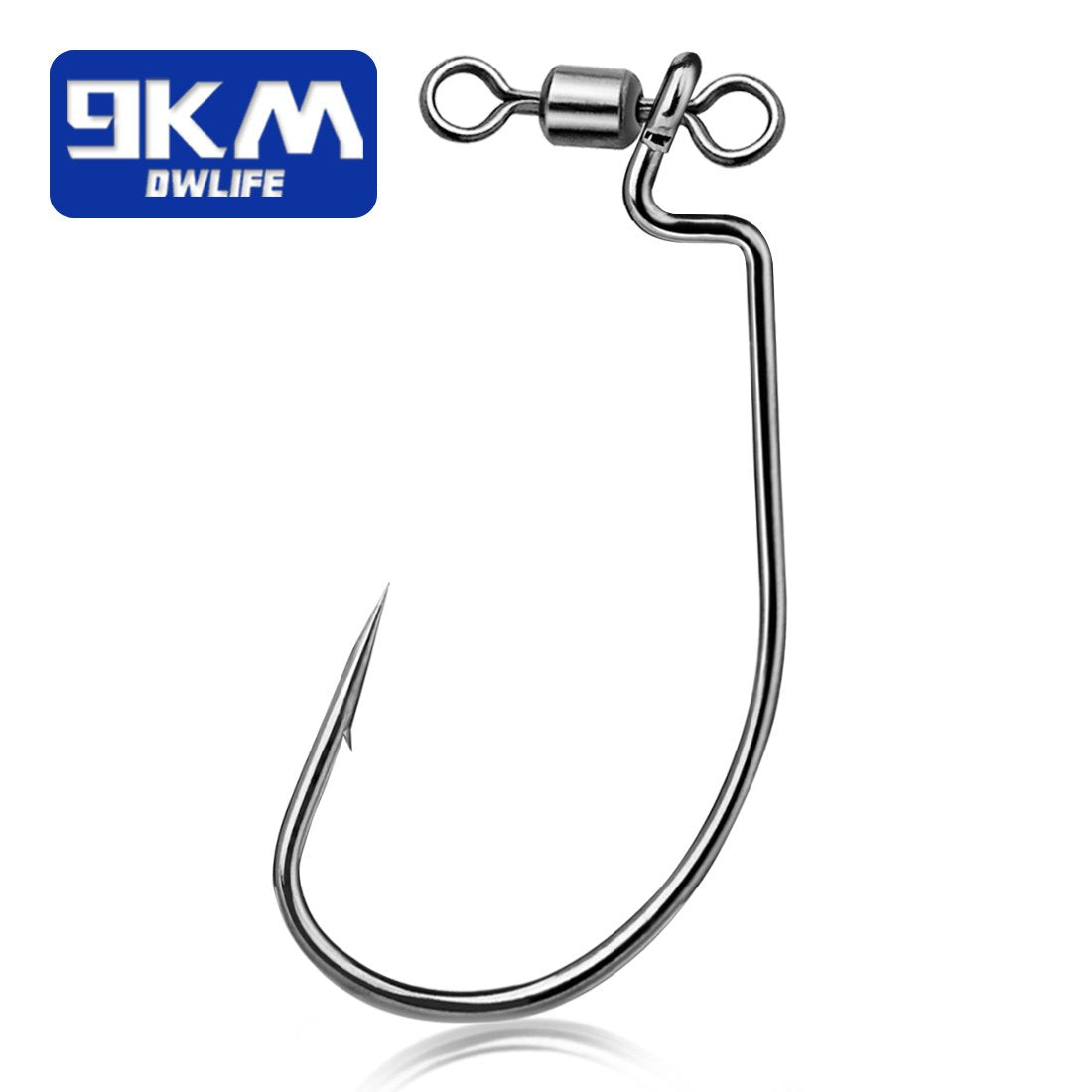 9KM Spin Shot Hooks for Drop Shot Rigs 10~40Pcs EWG Hook for Bass Fish – 9km-dwlife 9KM Spin Shot Hooks for Drop Shot Rigs 10~40Pcs EWG Hook for Bass Fish – 9km-dwlife
