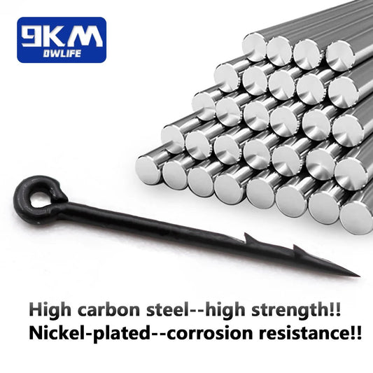 Barbed Fishing Hooks 50~200Pcs Straight Fishing Hook