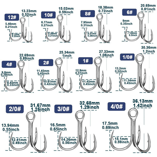 Fishing Treble Hooks