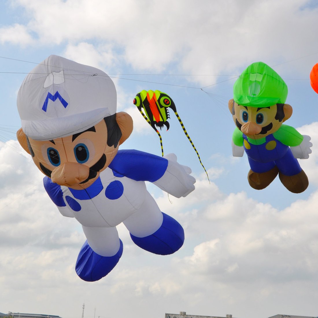 9KM 3.5m MAO Kite Line Laundry Pendant Soft Inflatable Show Kite for Kite Festival 30D Ripstop Nylon Fabric with Bag