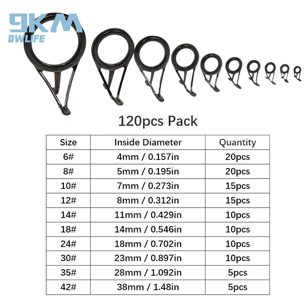 Fishing Rod Guide Building Repair Stainless Steel