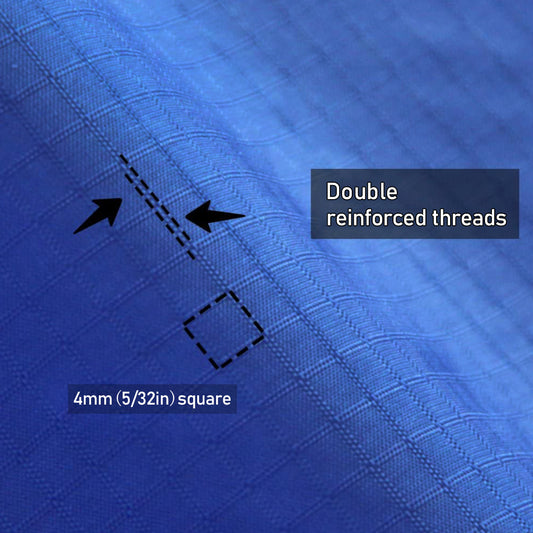 1-100 Yard Waterproof Ripstop Nylon Fabric 40D PU Coated