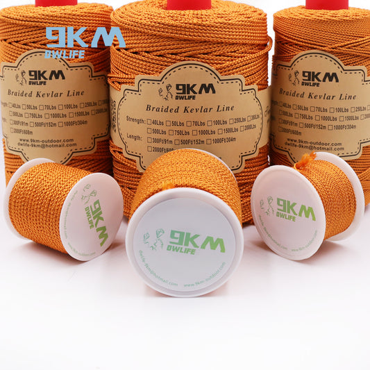 High Strength Orange Kevlar Line(On Spool)