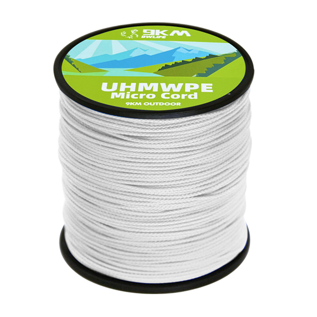 0.5~3mm 100lb-2000lb White Braided UHMWPE Cord