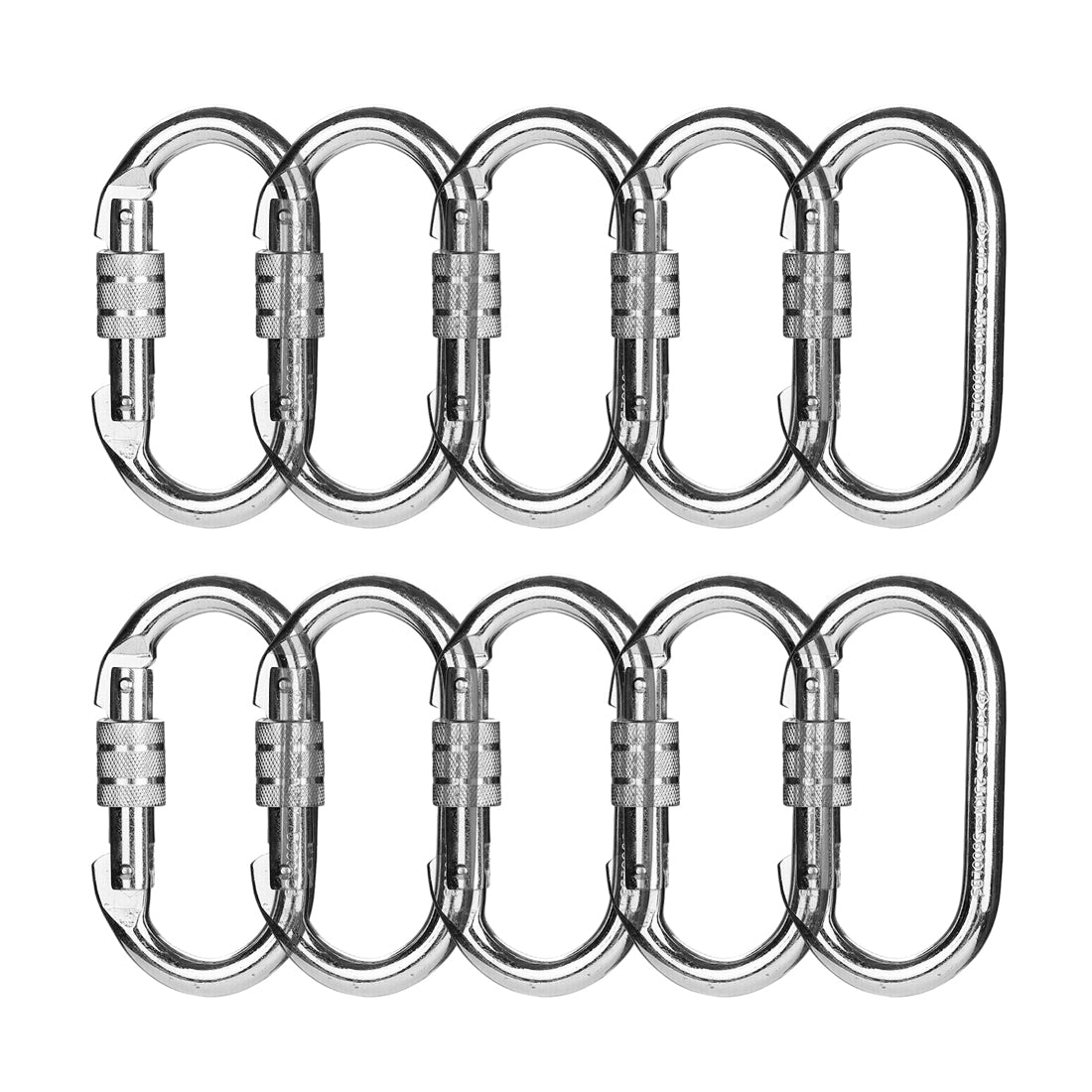 25kN Carabiner Climbing Screw Locking O-Ring Alloy Steel