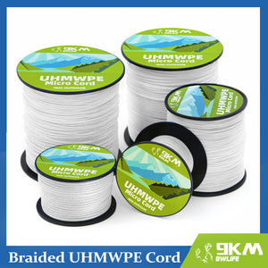 0.5~1mm Braided UHMWPE Cord Hollow Low Stretch Spectra Line