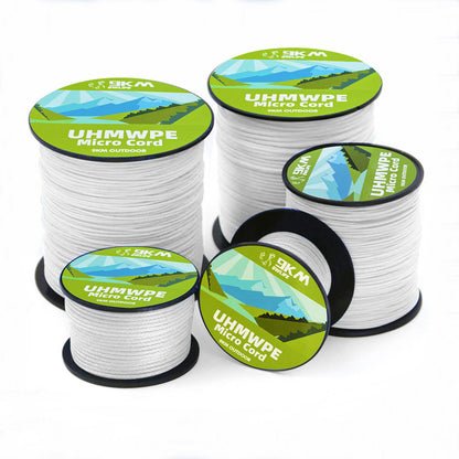 White Braided UHMWPE Cord