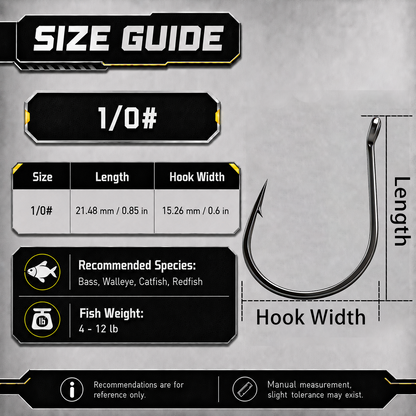 Drop Shot Hook 50pcs Round Bend Fishing Hook for Soft Plastic Worm Bass Wallye Fishing Drop Shot Rig