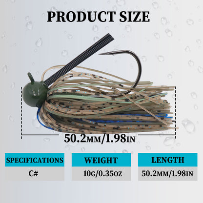 Chatterbaits Rubber Jig Lure PVC Blades Swimbait Jig