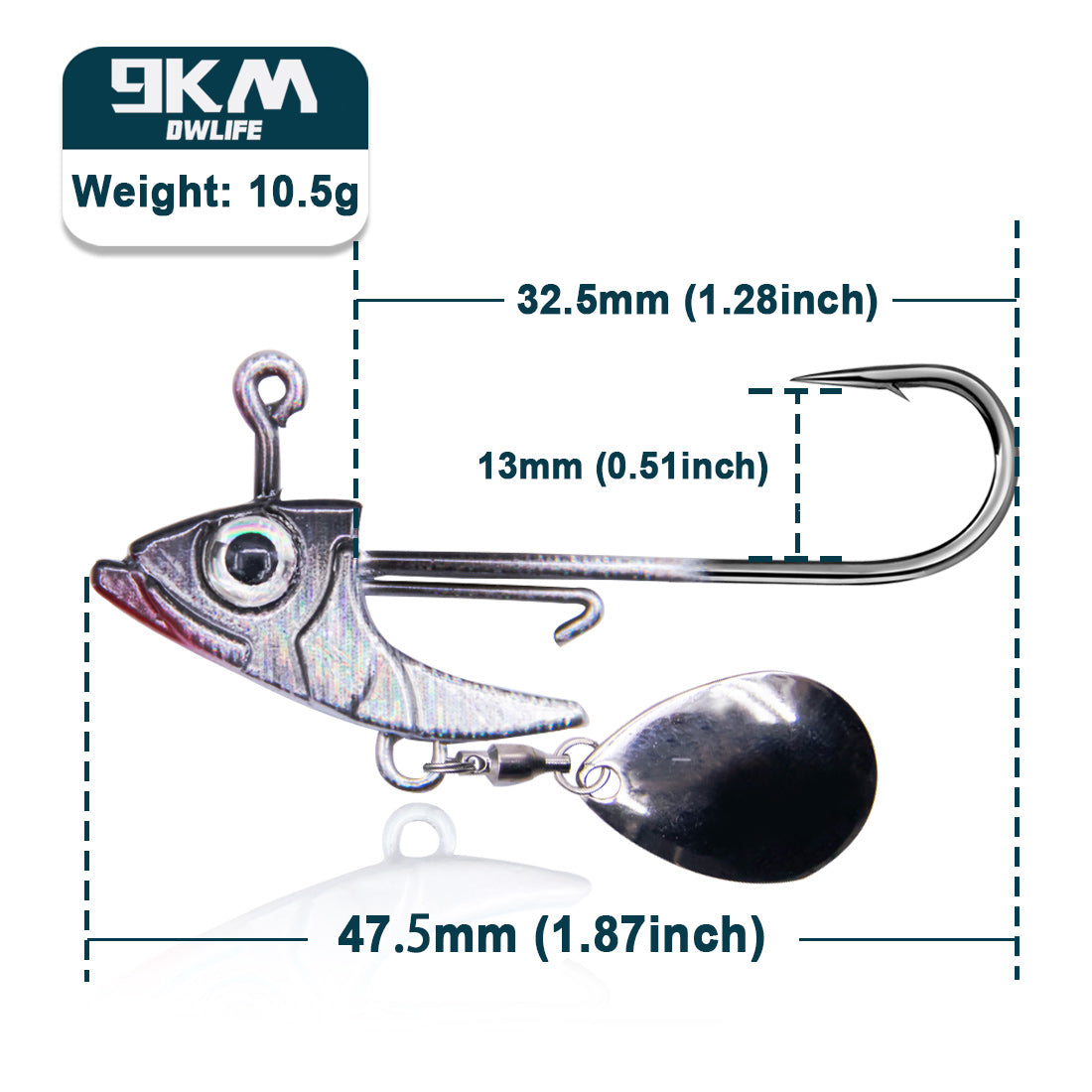 Fishing Swimbait Jig Head Hook Triangle Jig Head