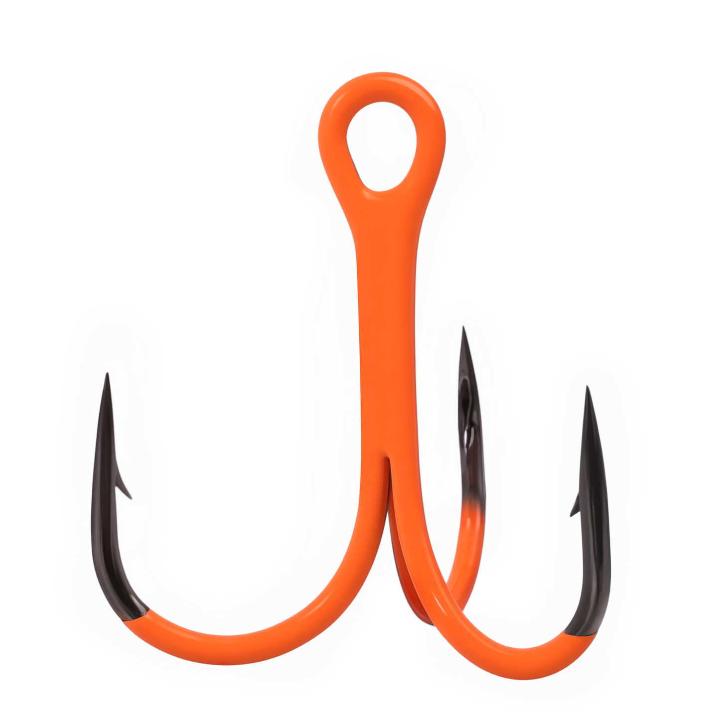 10Pcs Orange treble hooks Triple Hook