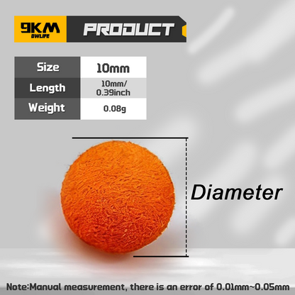 9KM 30pcs Carp Fishing Bait Foam Pop Up Soft Pellets Boilies Eggs/Floating Ball Beads Feeder Artificial Carp Baits 8-14mm
