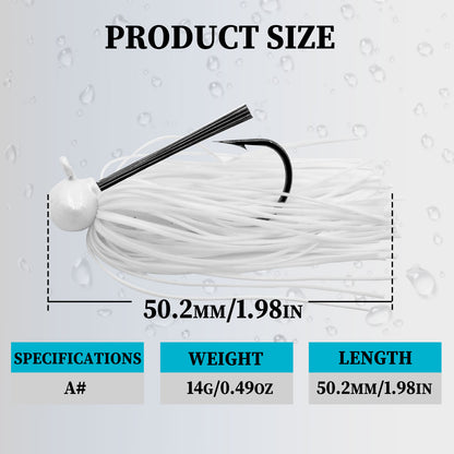 Chatterbaits Rubber Jig Lure PVC Blades Swimbait Jig