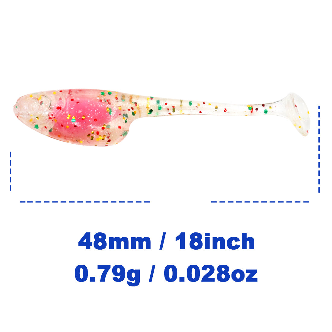 Swimbaits Lure 4.8cm Soft Plastic Lure Tail
