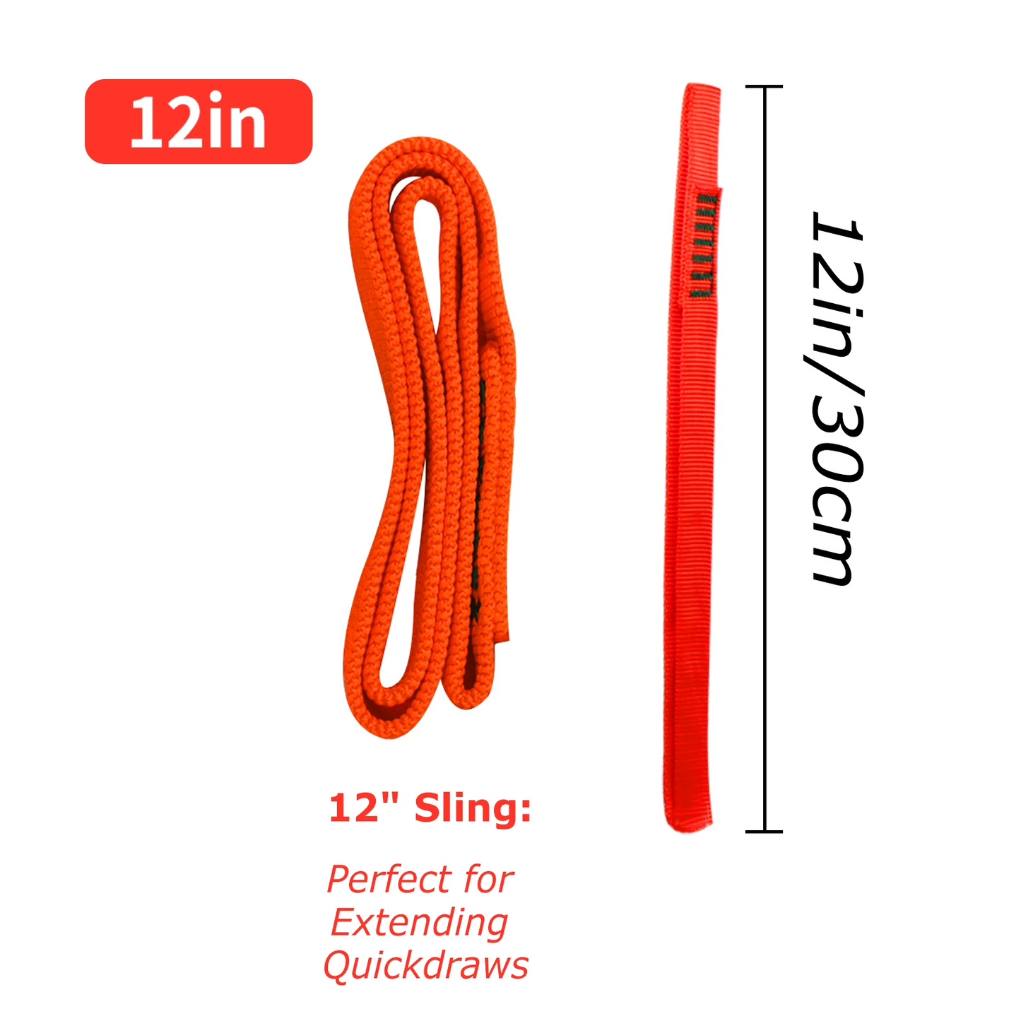 Climbing Sling 1-3pcs 16mm Nylon Webbing 22kN