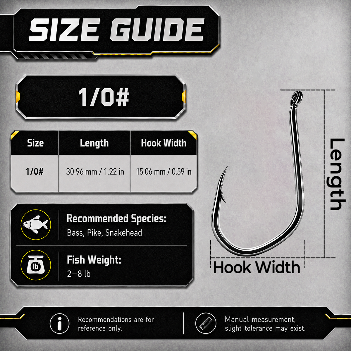 9KM Big Game Fishing Hook 20pcs Heavy Duty V-Bend Hook Strong Large Hook Saltwater Fishing