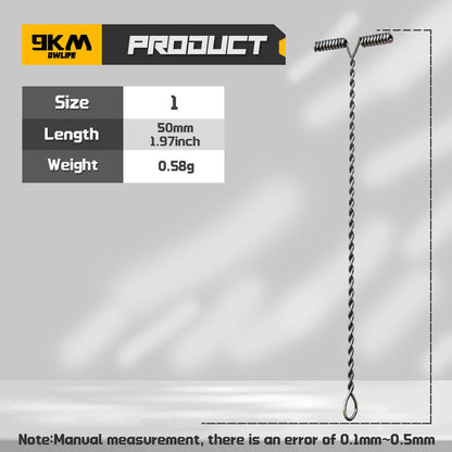 Fishing Balance Connector 50pcs T-Shape Fishing Wire Arm Anti-Tangle