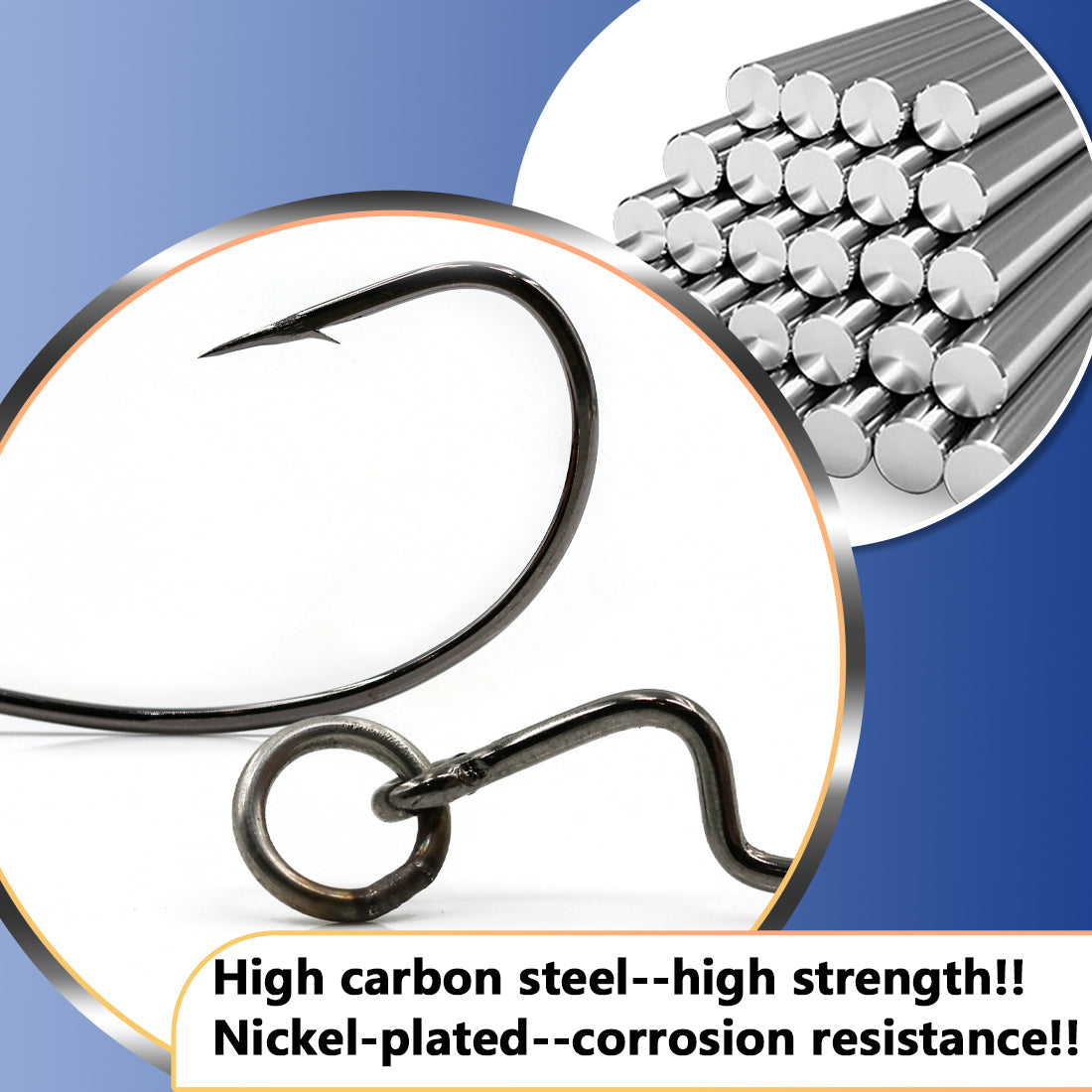 Ewg Fishing Hooks with Ring